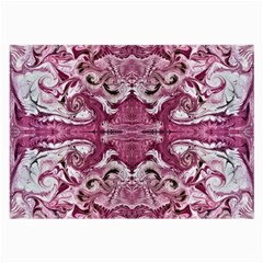 Pink Marbling Symmetry Large Glasses Cloth by kaleidomarblingart