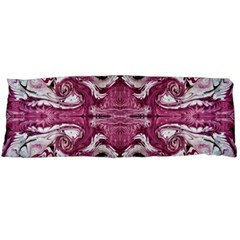 Pink Marbling Symmetry Body Pillow Case (dakimakura) by kaleidomarblingart