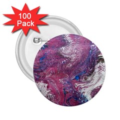 Violet Feathers 2 25  Buttons (100 Pack)  by kaleidomarblingart