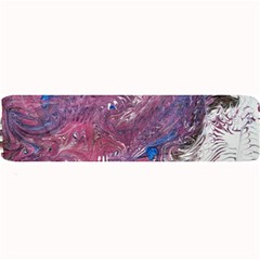 Violet Feathers Large Bar Mats by kaleidomarblingart