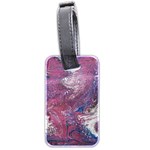 Violet feathers Luggage Tag (two sides) Front