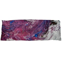 Violet Feathers Body Pillow Case (dakimakura) by kaleidomarblingart