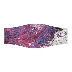 Violet Feathers Stretchable Headband by kaleidomarblingart