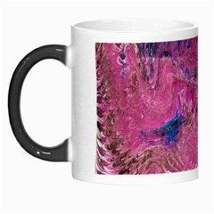 Pink Feathers Morph Mugs by kaleidomarblingart