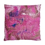 Pink feathers Standard Cushion Case (Two Sides) Front