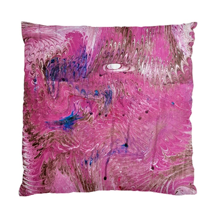 Pink feathers Standard Cushion Case (Two Sides)