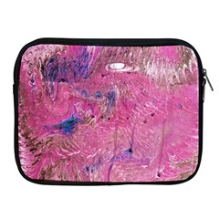 Pink Feathers Apple Ipad 2/3/4 Zipper Cases by kaleidomarblingart