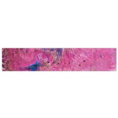 Pink Feathers Small Flano Scarf