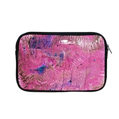 Pink Feathers Apple Macbook Pro 13  Zipper Case by kaleidomarblingart