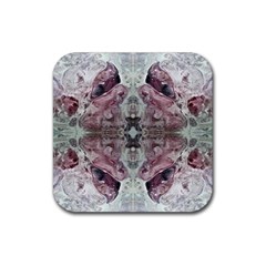 Pebbles Repeats Iv Rubber Coaster (square)  by kaleidomarblingart