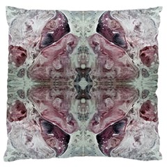 Pebbles Repeats Iv Large Cushion Case (one Side) by kaleidomarblingart