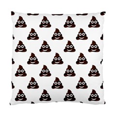 Happy Poo Pattern, Funny Emoji, Emoticon Theme, Vector Standard Cushion Case (two Sides) by Casemiro