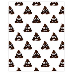 Happy Poo Pattern, Funny Emoji, Emoticon Theme, Vector Drawstring Bag (small) by Casemiro