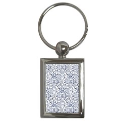 Pretty Porcelain Key Chain (rectangle) by MRNStudios