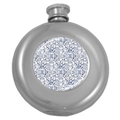 Pretty Porcelain Round Hip Flask (5 Oz) by MRNStudios