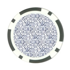 Pretty Porcelain Poker Chip Card Guard (10 Pack) by MRNStudios