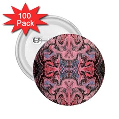 Pink Arabesque Iv 2 25  Buttons (100 Pack)  by kaleidomarblingart