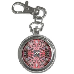 Pink Arabesque Iv Key Chain Watches by kaleidomarblingart