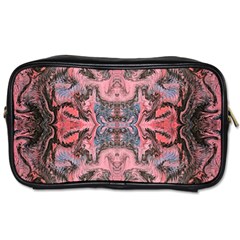 Pink Arabesque Iv Toiletries Bag (two Sides) by kaleidomarblingart