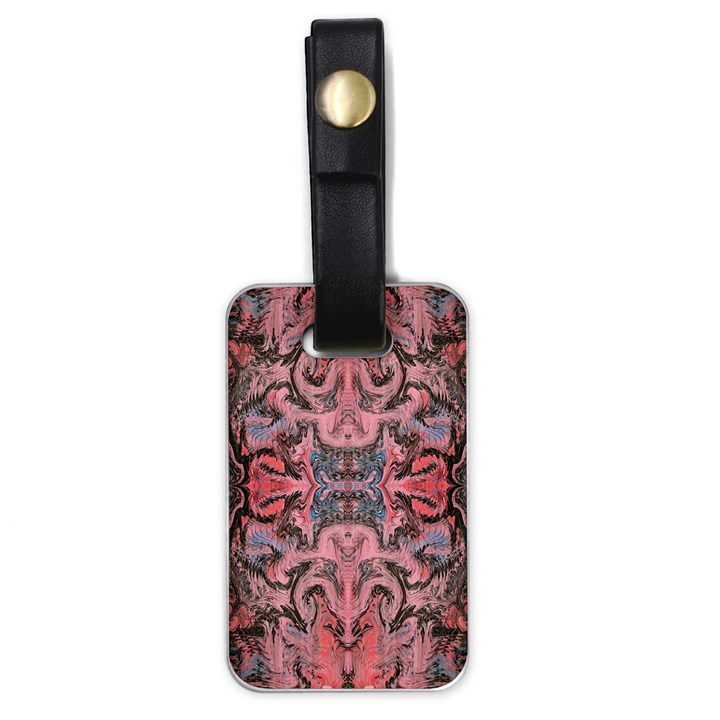 Pink arabesque IV Luggage Tag (one side)