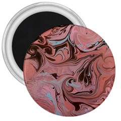 Pink swirls 3  Magnets