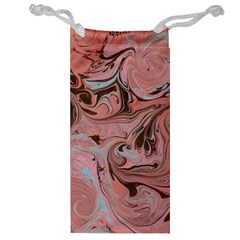 Pink swirls Jewelry Bag