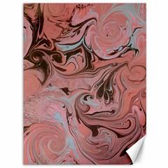 Pink Swirls Canvas 36  X 48  by kaleidomarblingart