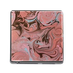 Pink swirls Memory Card Reader (Square 5 Slot)