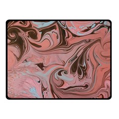 Pink swirls Fleece Blanket (Small)