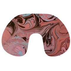 Pink swirls Travel Neck Pillow