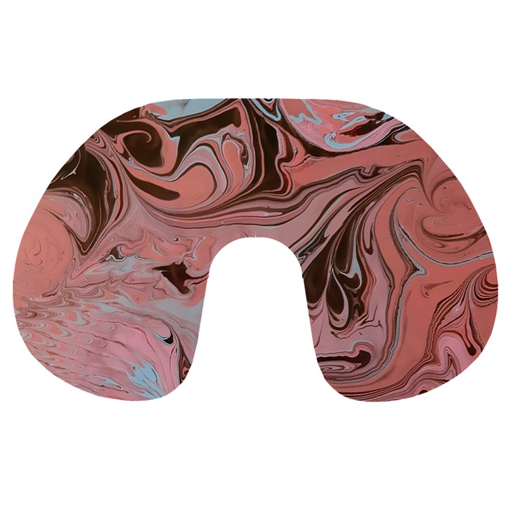 Pink swirls Travel Neck Pillow