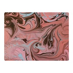 Pink swirls Double Sided Flano Blanket (Mini) 