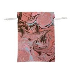 Pink swirls Lightweight Drawstring Pouch (S)