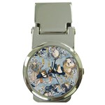 Famous heroes of the kabuki stage played by frogs  Money Clip Watches Front