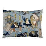 Famous heroes of the kabuki stage played by frogs  Pillow Case 26.62 x18.9  Pillow Case