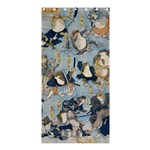 Famous heroes of the kabuki stage played by frogs  Shower Curtain 36  x 72  (Stall)  Curtain(36 X72 ) - 33.26 x66.24  Curtain(36 X72 )