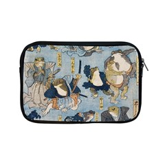 Famous Heroes Of The Kabuki Stage Played By Frogs  Apple Ipad Mini Zipper Cases by Sobalvarro