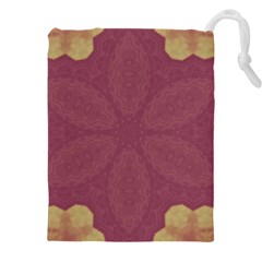 Misty Rose Drawstring Pouch (4xl) by LW323