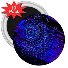 Uv Mandala 3  Magnets (10 Pack)  by MRNStudios