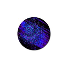 Uv Mandala Golf Ball Marker by MRNStudios