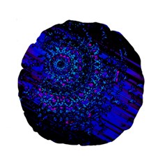 Uv Mandala Standard 15  Premium Round Cushions by MRNStudios