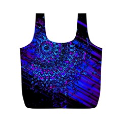 Uv Mandala Full Print Recycle Bag (m) by MRNStudios