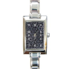 Lily Pads Rectangle Italian Charm Watch by MRNStudios