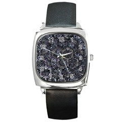 Lily Pads Square Metal Watch by MRNStudios