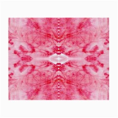 Pink Marbling Ornate Small Glasses Cloth by kaleidomarblingart