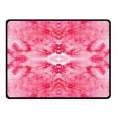 Pink Marbling Ornate Fleece Blanket (small) by kaleidomarblingart