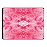 Pink Marbling Ornate Fleece Blanket (Small) 50 x40  Blanket Front