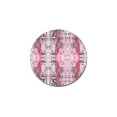 Pink On Grey I Repeats Golf Ball Marker (10 Pack) by kaleidomarblingart