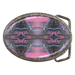 Grey Pink Module  Belt Buckles by kaleidomarblingart