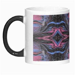 Grey Pink Module  Morph Mugs by kaleidomarblingart